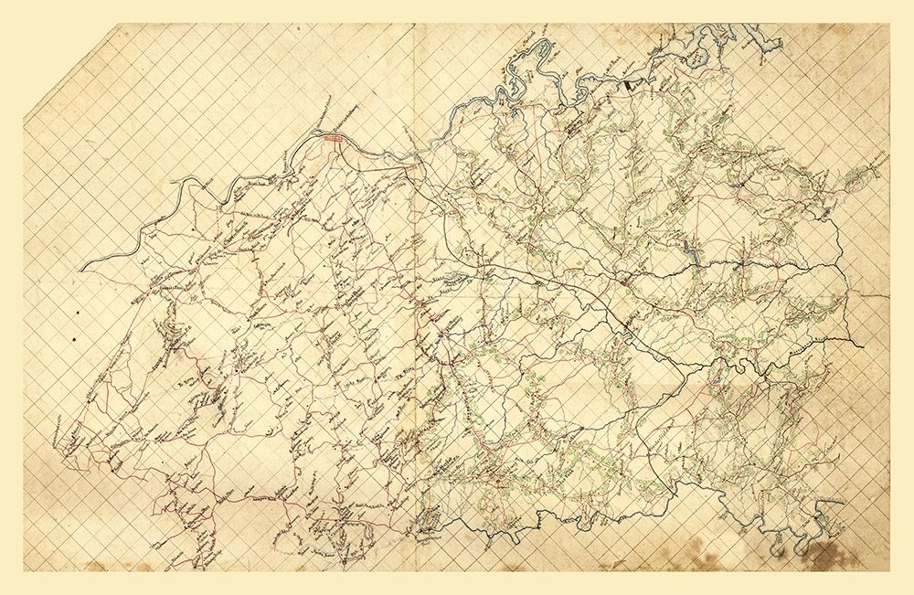 Spotsylvania County Virginia - 1860