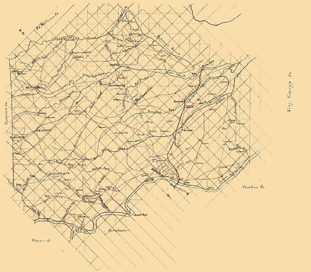 Stafford County Virginia - 1860