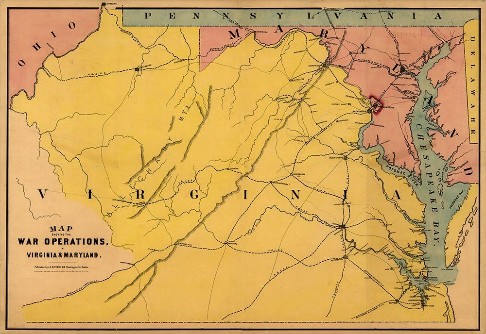 Virginia Maryland - Bufford 1861