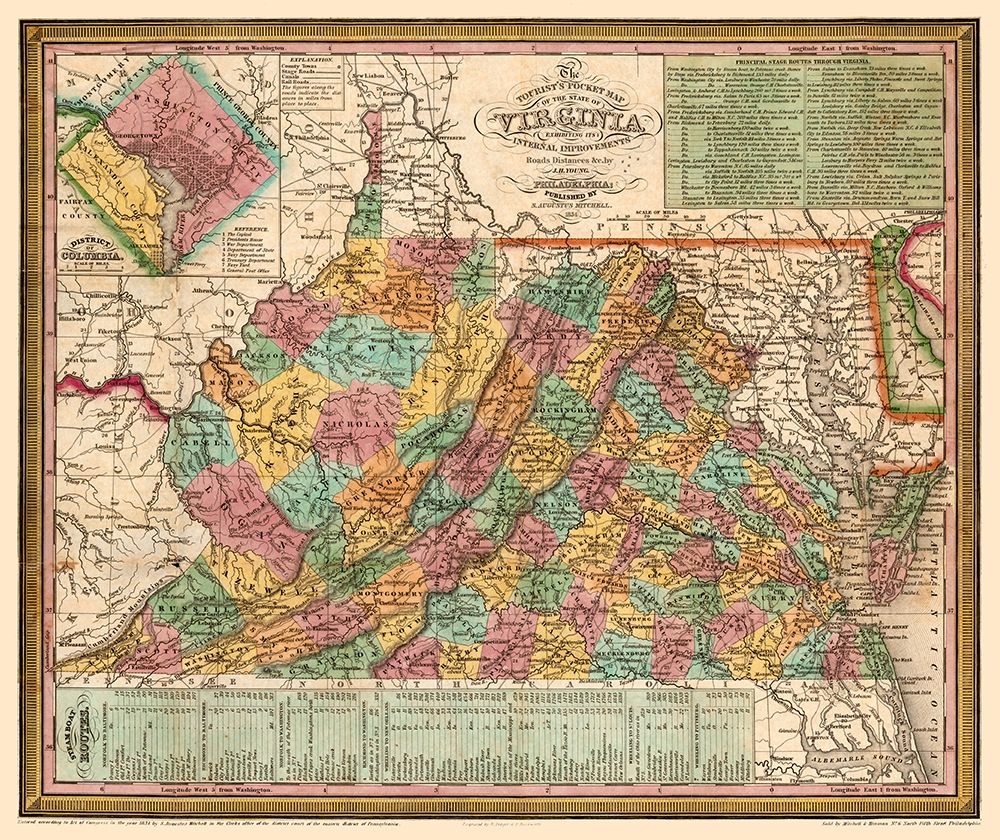 Virginia - Mitchell 1834