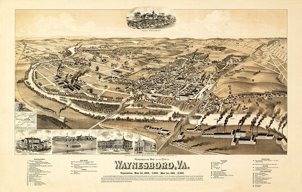 Waynesboro Virginia - Perry 1891