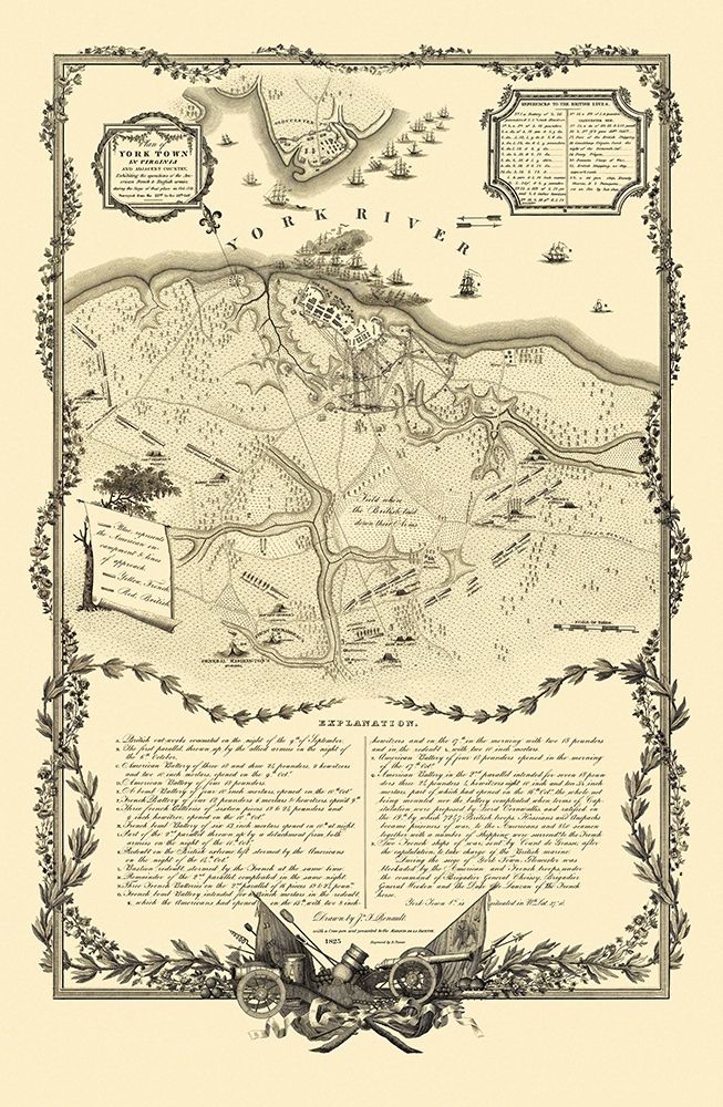 Yorktown Virginia - Tanner 1825