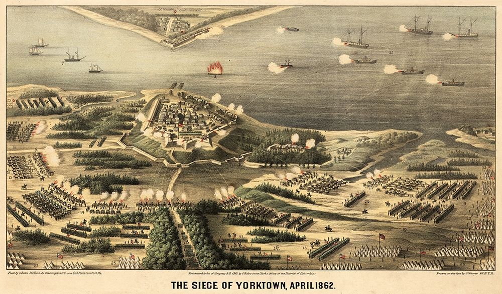 Yorktown Virginia - Worest 1862