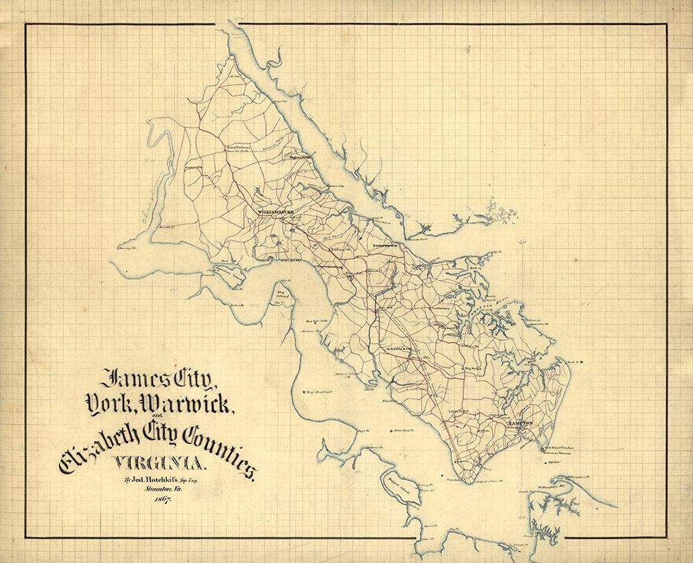 York County Virginia - Hotchkifs 1867