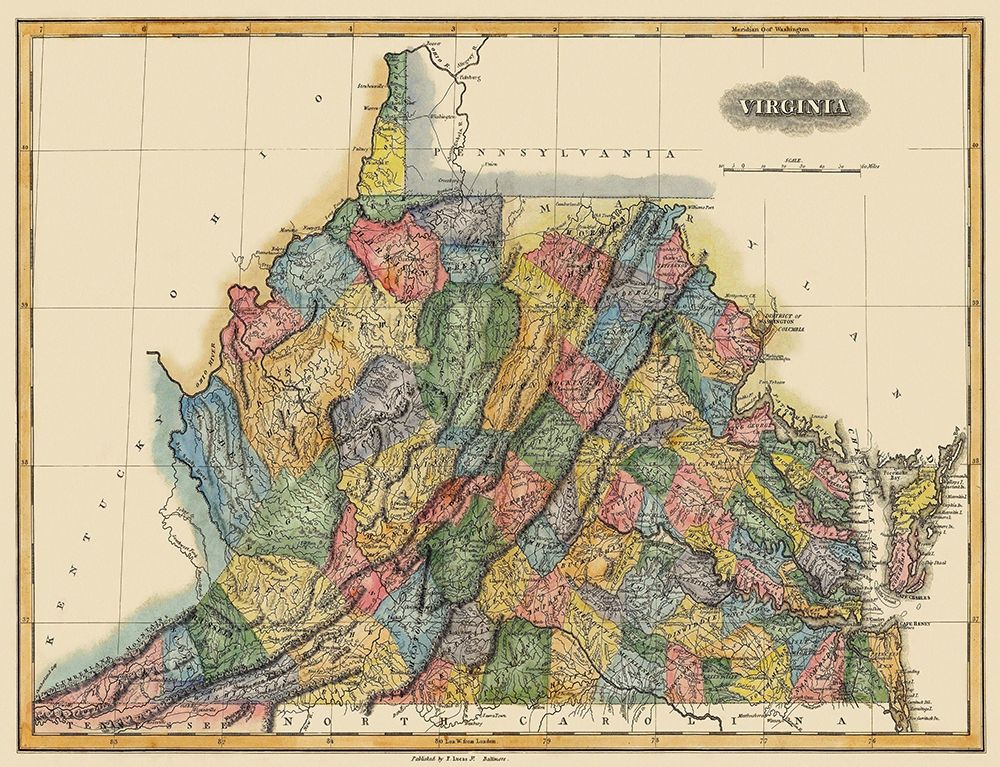 Virginia - Lucas 1823