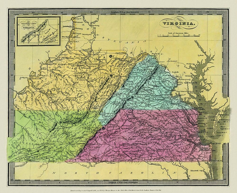 Virginia - Burr 1834
