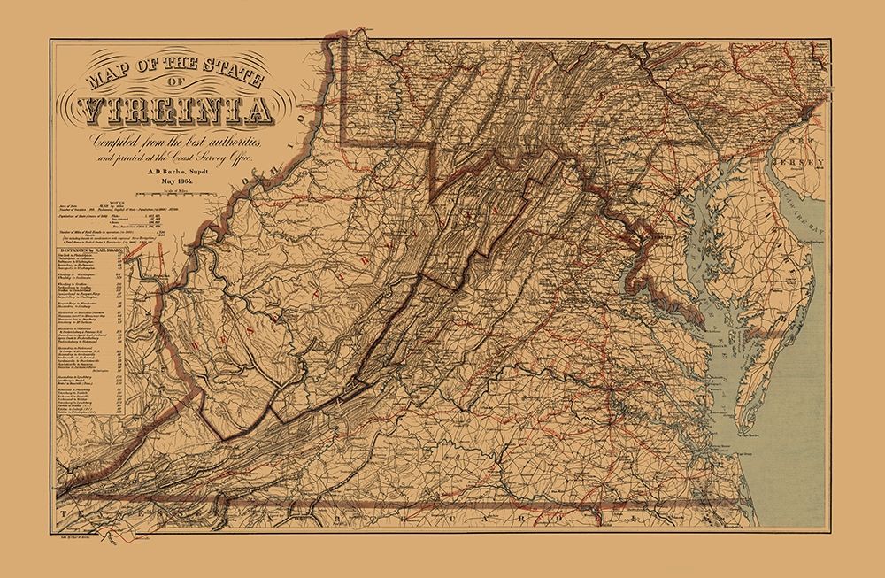 Virginia, West Virginia - Krebs 1864