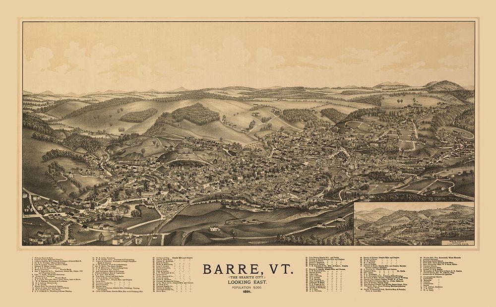 Barre Vermont - Norris 1891