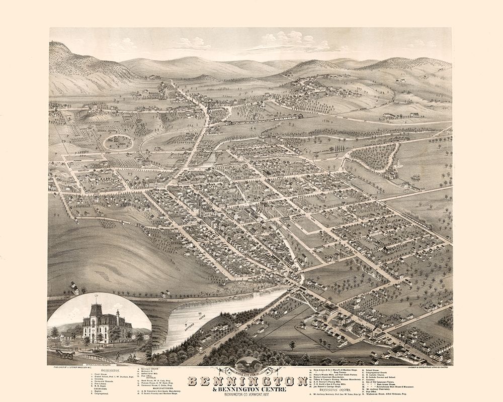 Bennington Vermont - Stoner 1877