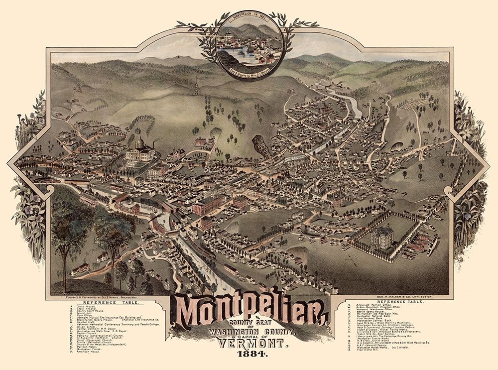 Montpelier Vermont - Norris 1884