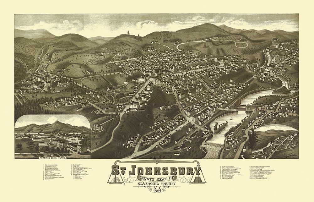 Saint Johnsbury Vermont - Norris 1884