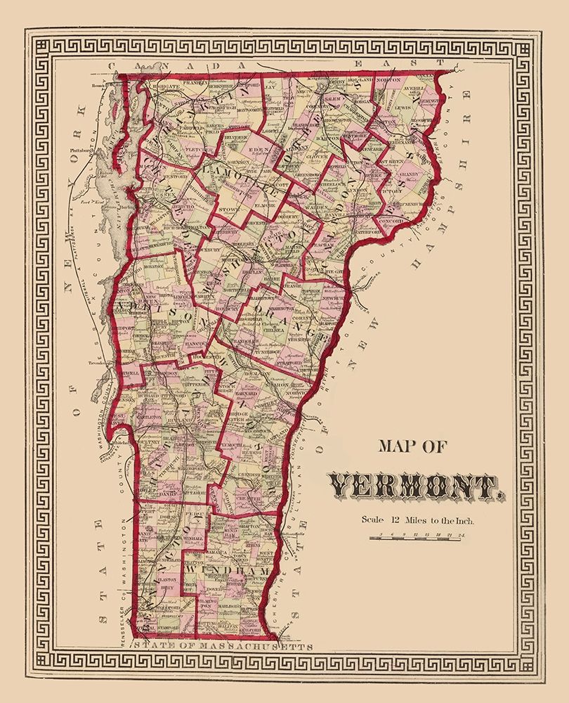 Vermont - Burgett 1876