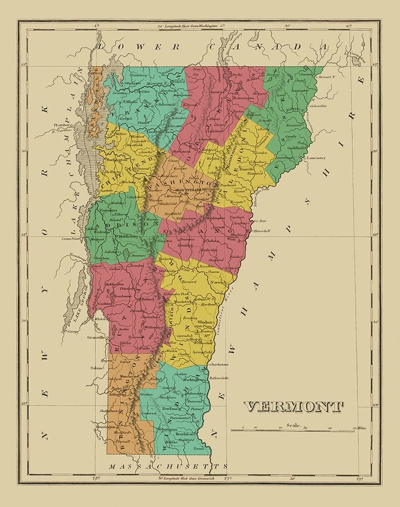 Vermont - Finley 1831