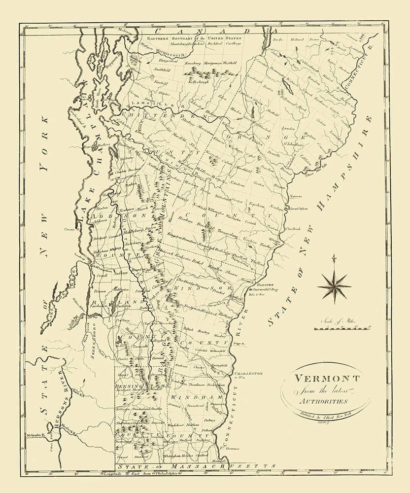 Vermont - Reid 1796