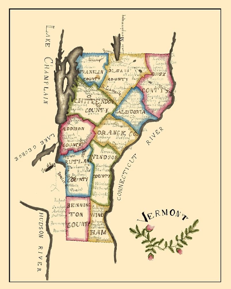 Vermont - Henshaw 1823