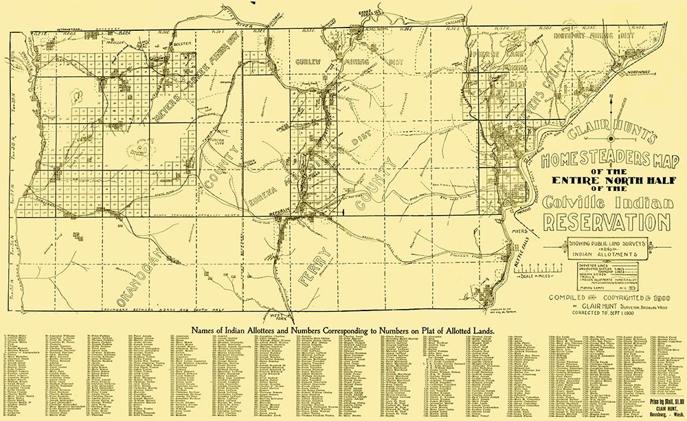 Colville Indian Reservation Northern Landowners