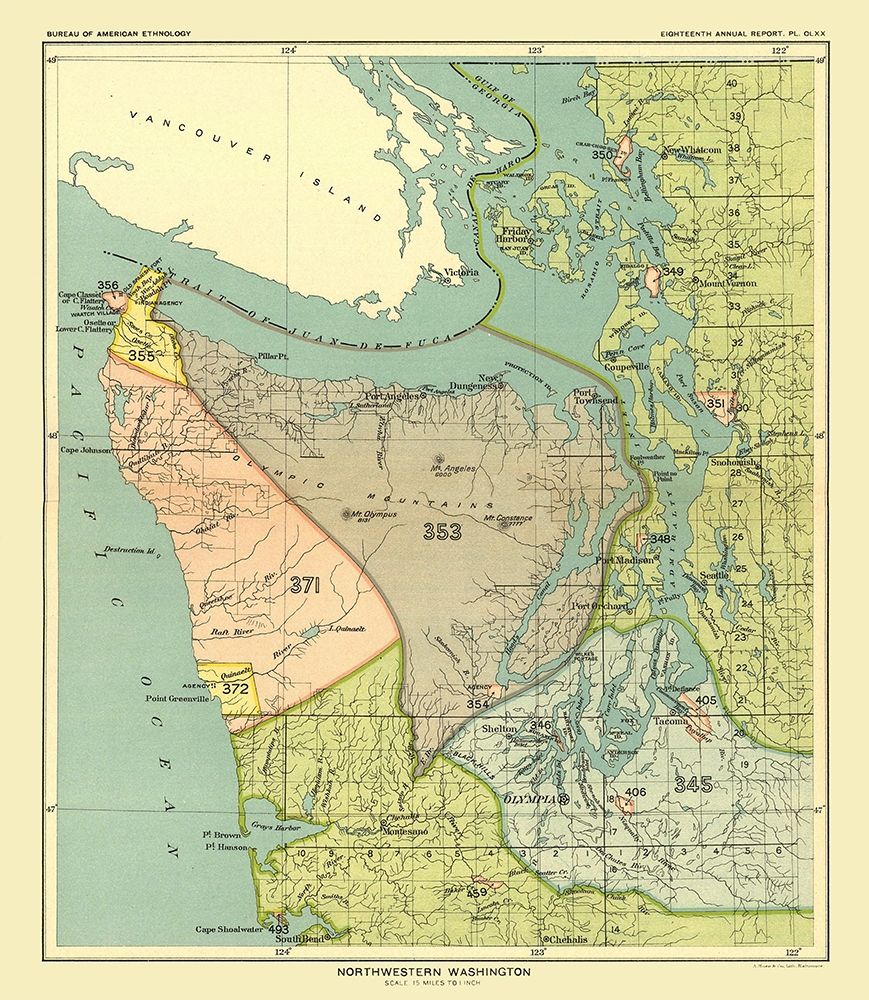 Northwestern Washington - Hoen 1896