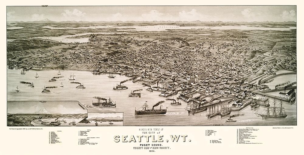 Seattle Washington - Beck 1884