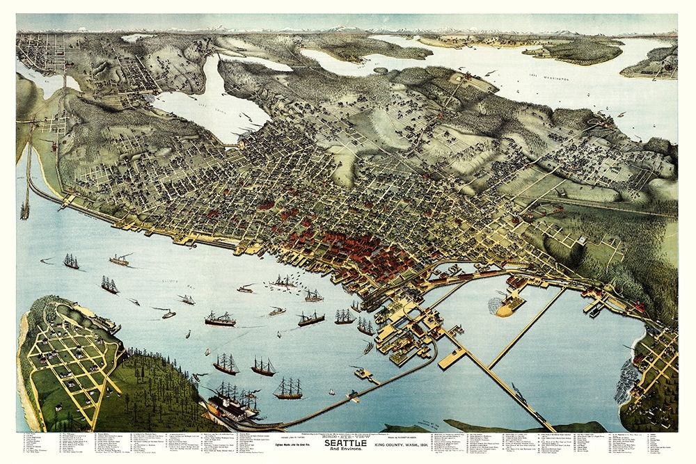 Seattle Washington - Hughes 1891
