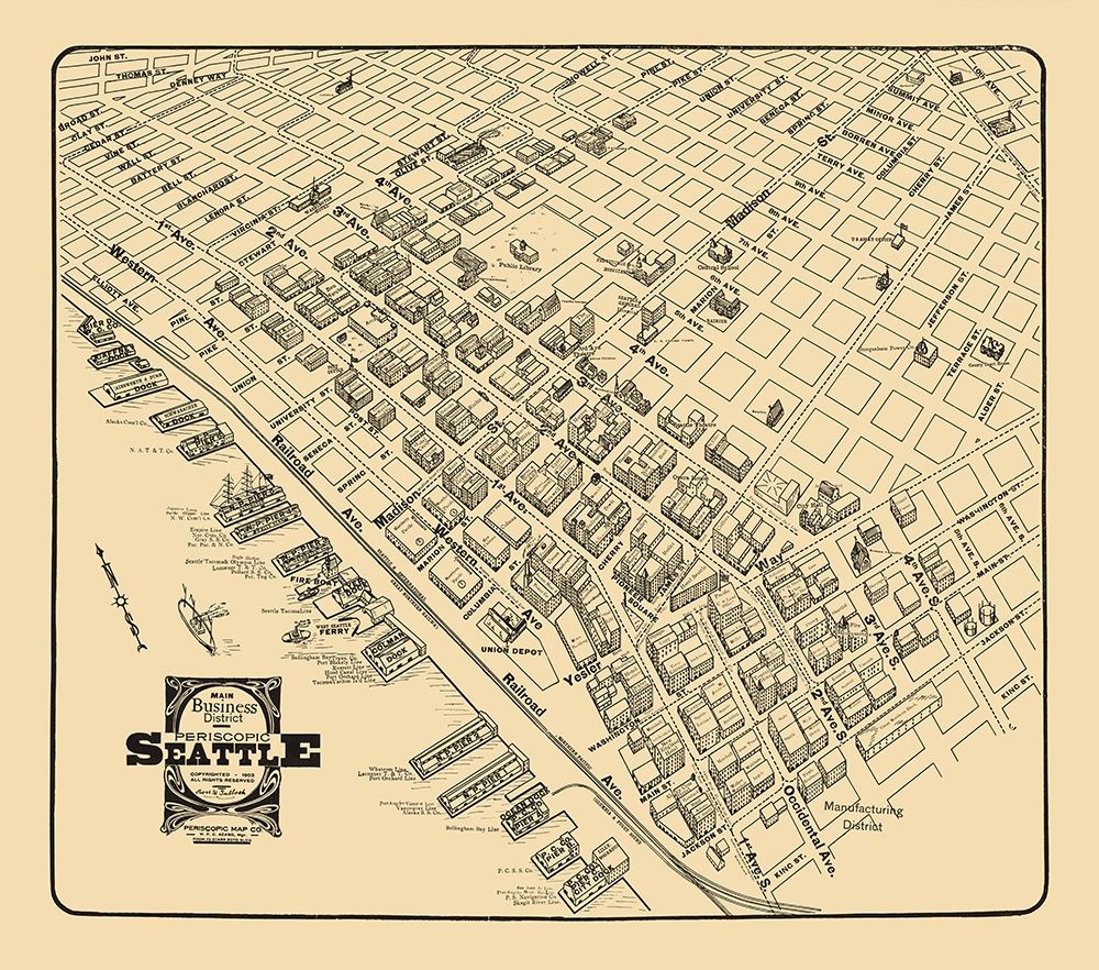 Business District Seattle Washington - Tulloch