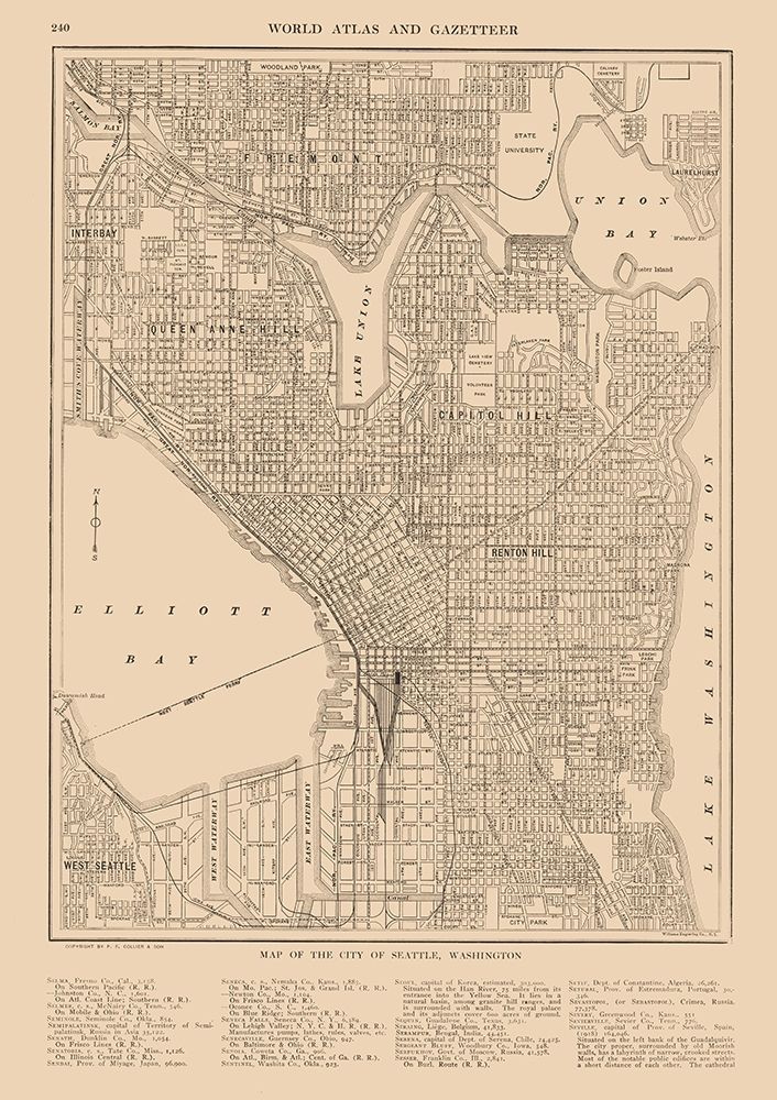 Seattle  Washington  - Reynold 1921