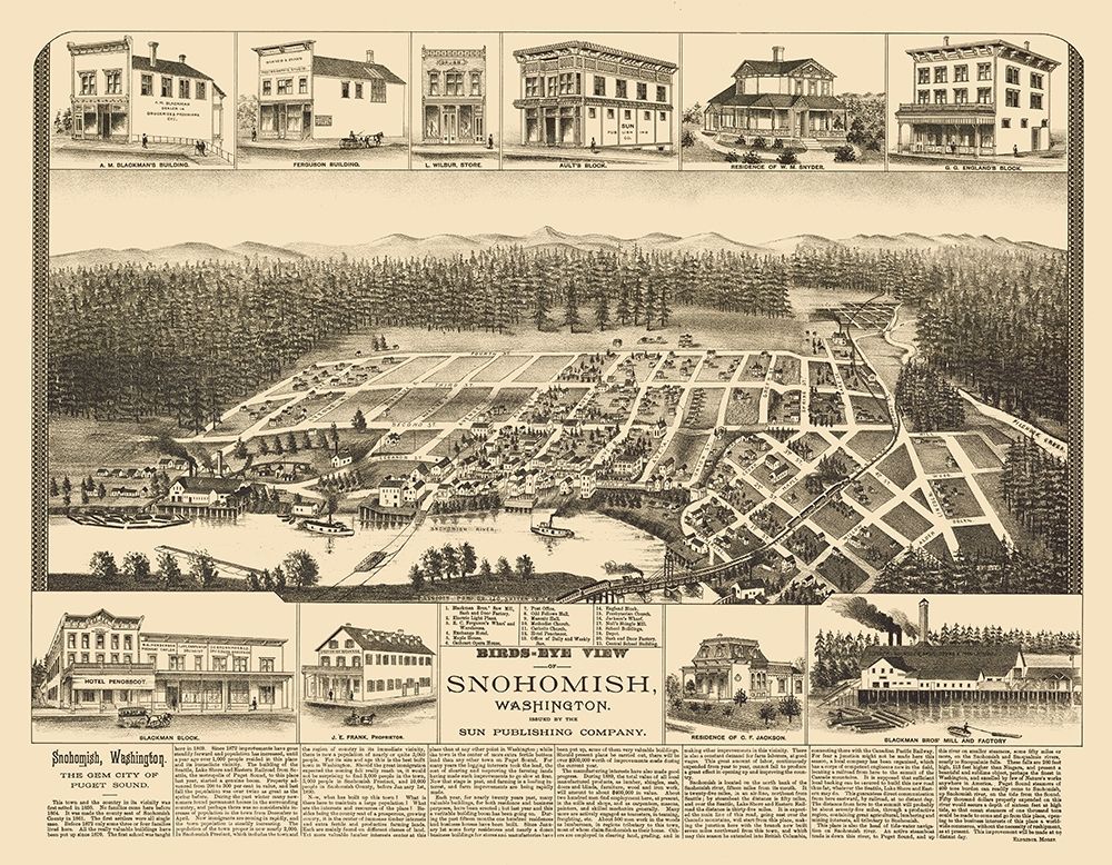 Snohomish Washington - Elliot 1890