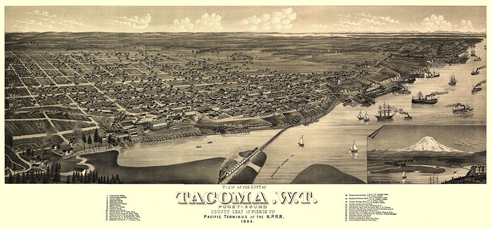 Tacoma Washington - Stoner 1884