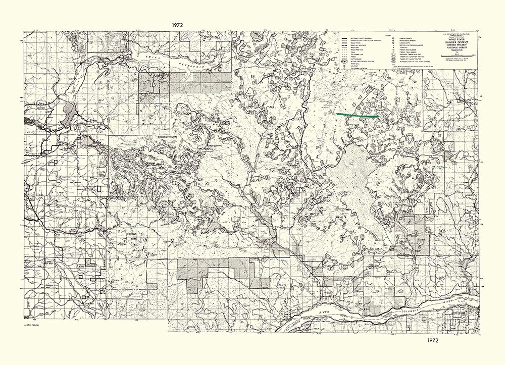Wind River Washington Quad - USDA 1972