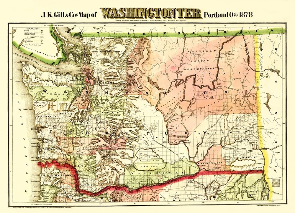 Washington Territory - Askevold 1878