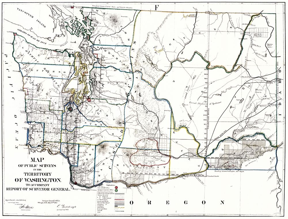 Washington Territory of Public Survey