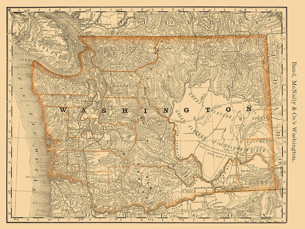 Washington - Rand McNally 1879