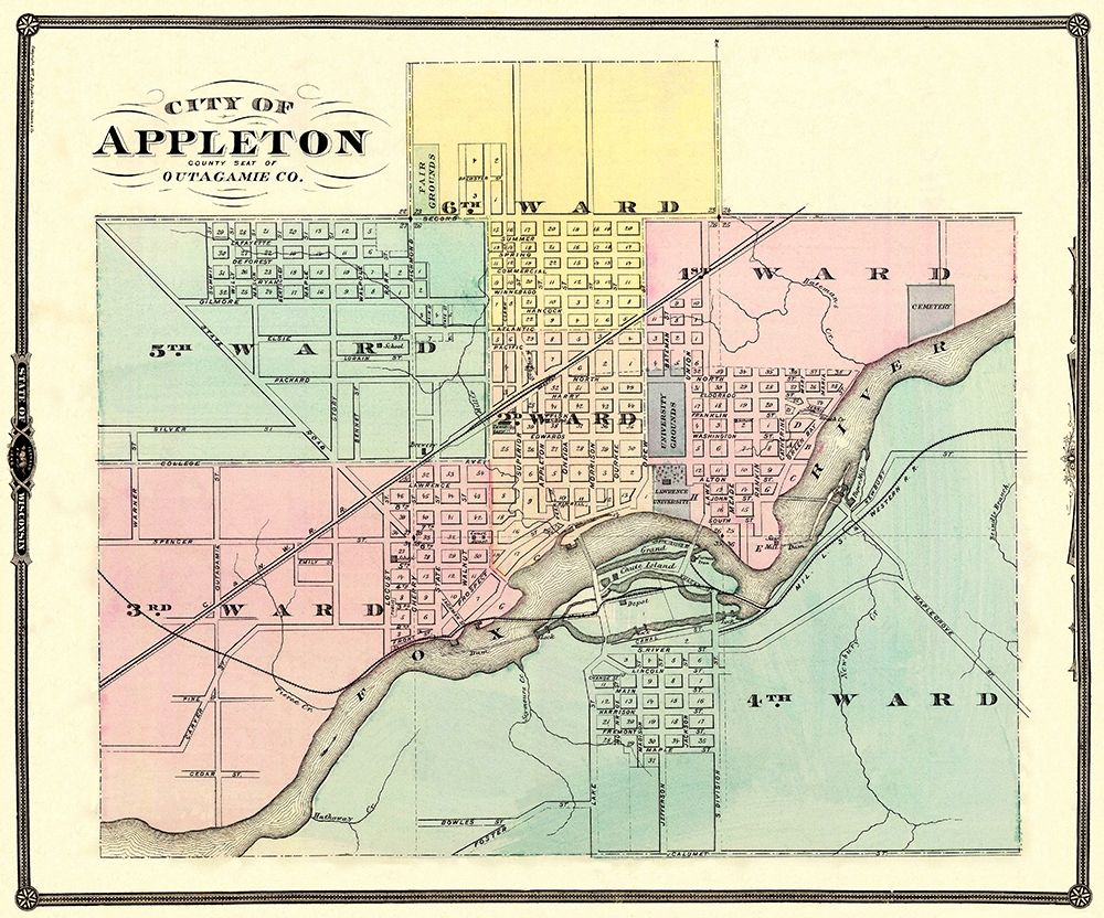 Appleton Wisconsin - Snyder 1878