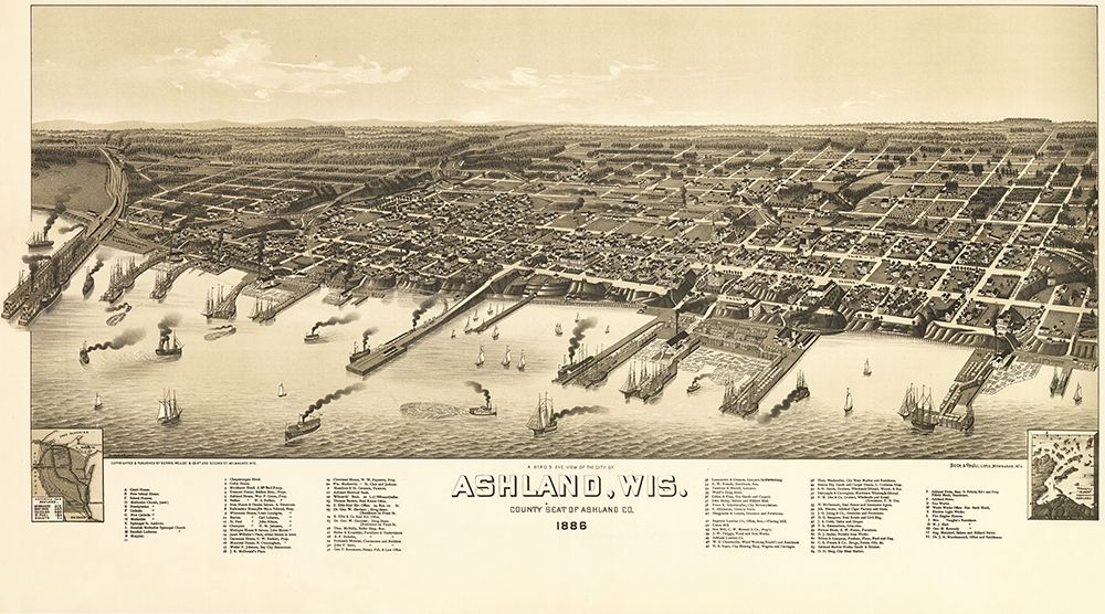 Ashland Wisconsin - Norris 1886