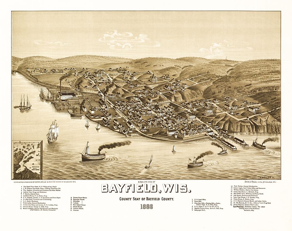 Bayfield Wisconsin - Norris 1886