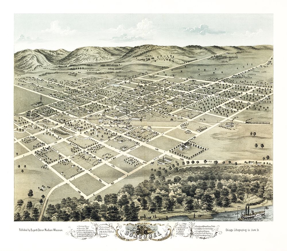 Boscobel Wisconsin - Stoner 1869