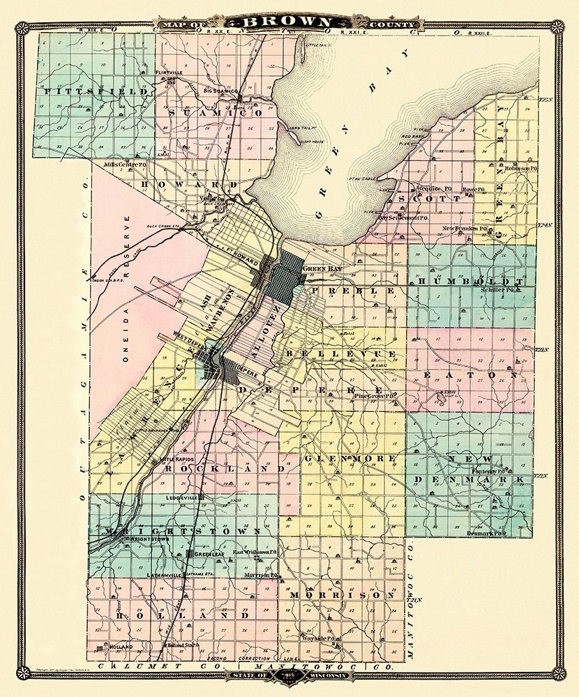 Brown Wisconsin - Snyder 1878