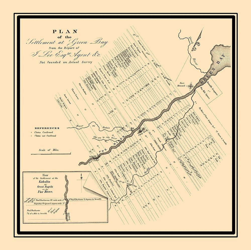 Green Bay Wisconsin - US Government 1821
