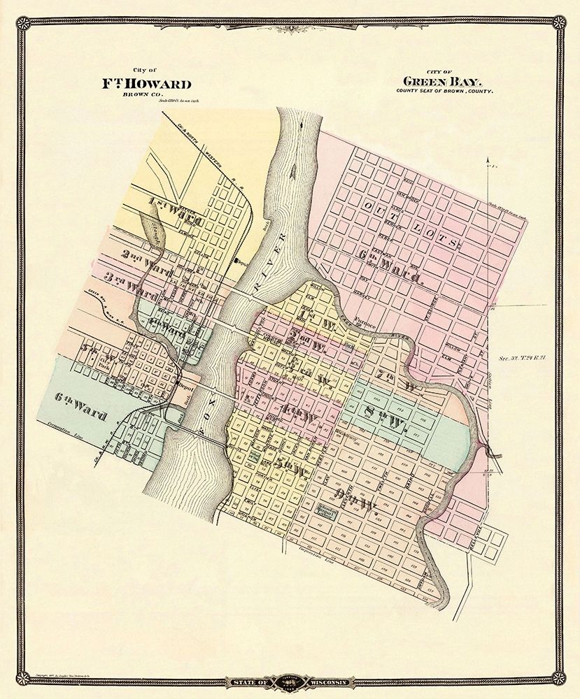 Ft Howard, Green Bay Wisconsin - Snyder 1877