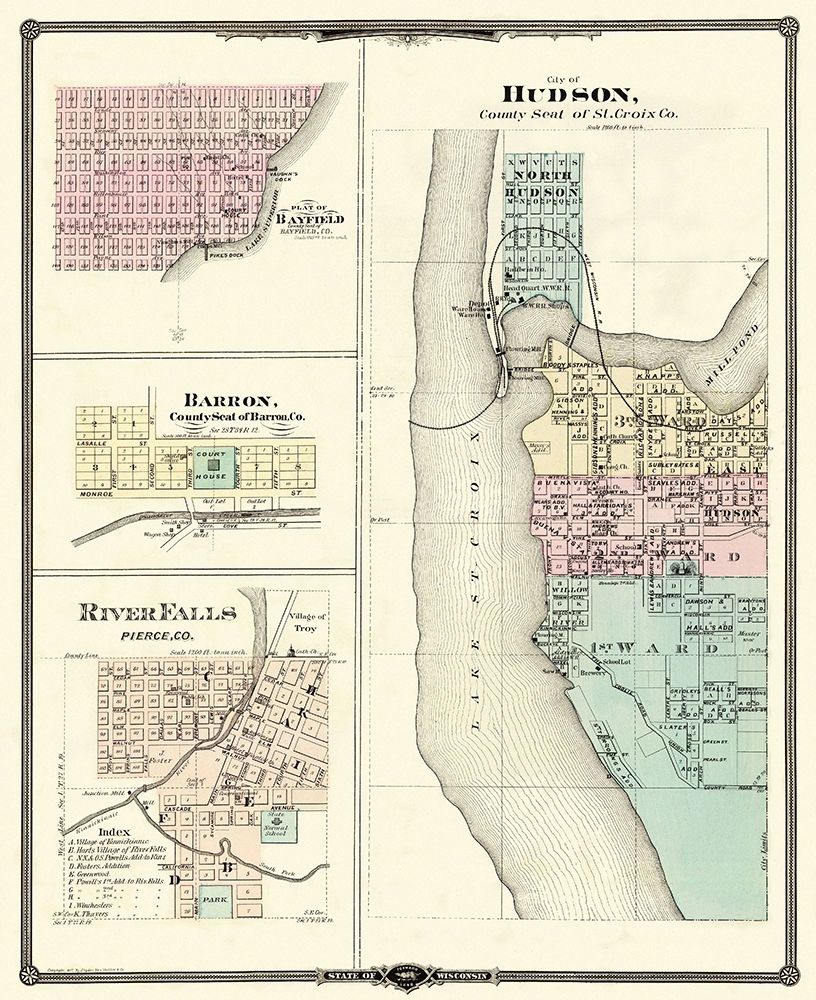 Hudson, Bayfield, River Falls Wisconsin