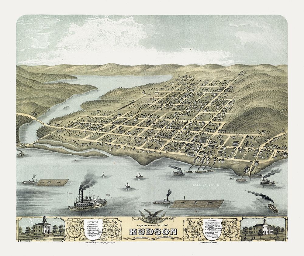 Hudson Wisconsin - Stoner 1870