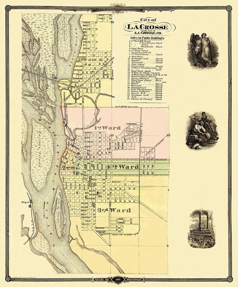 La Crosse Wisconsin - Snyder 1878