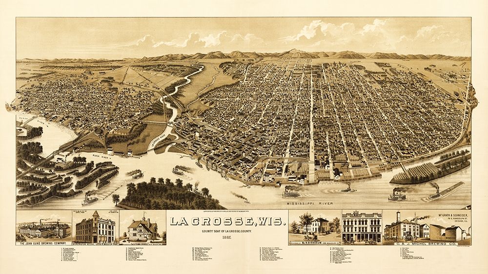 La Crosse Wisconsin - Wellge 1887