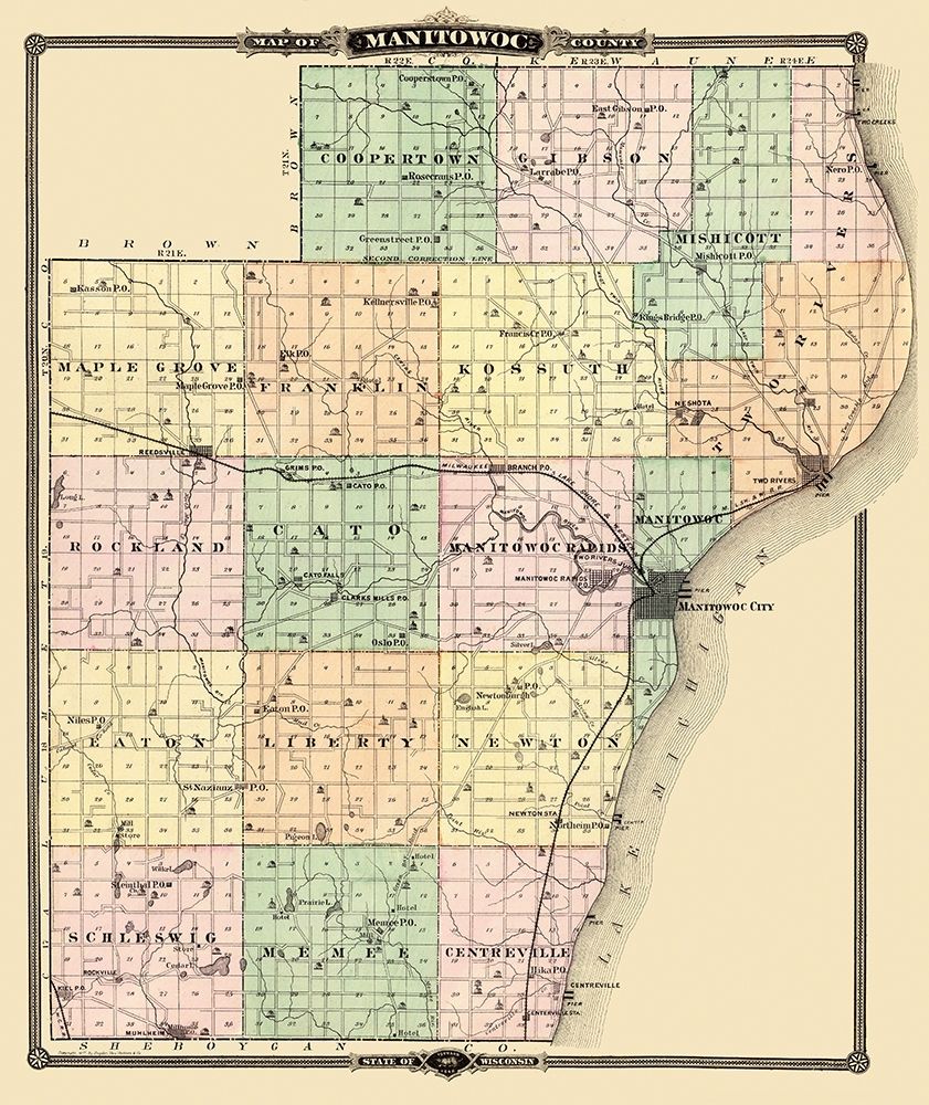 Manitowoc Wisconsin - Snyder 1878