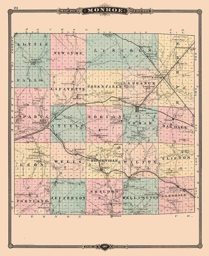 Monroe County  Wisconsin - Snyder 1877