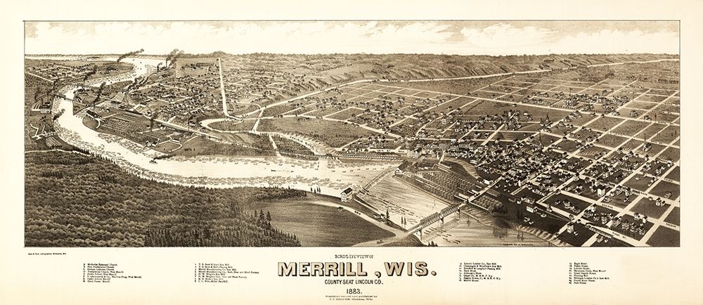 Merrill Wisconsin - Wellge 1883