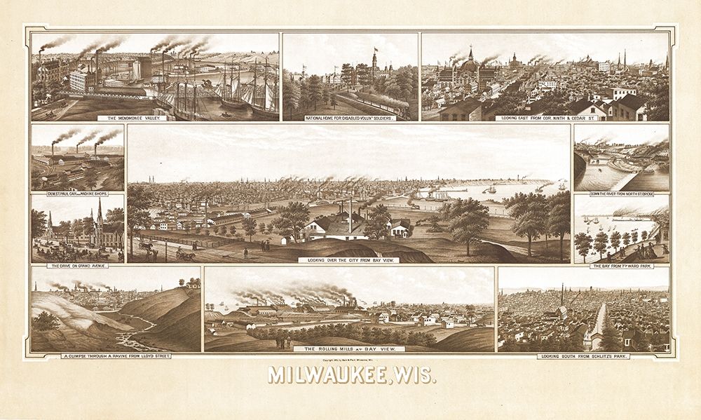 Milwaukee Wisconsin - Beck 1882