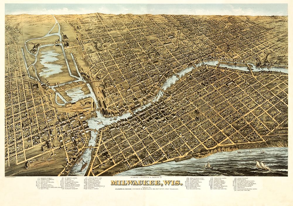 Milwaukee Wisconsin - Bailey 1872