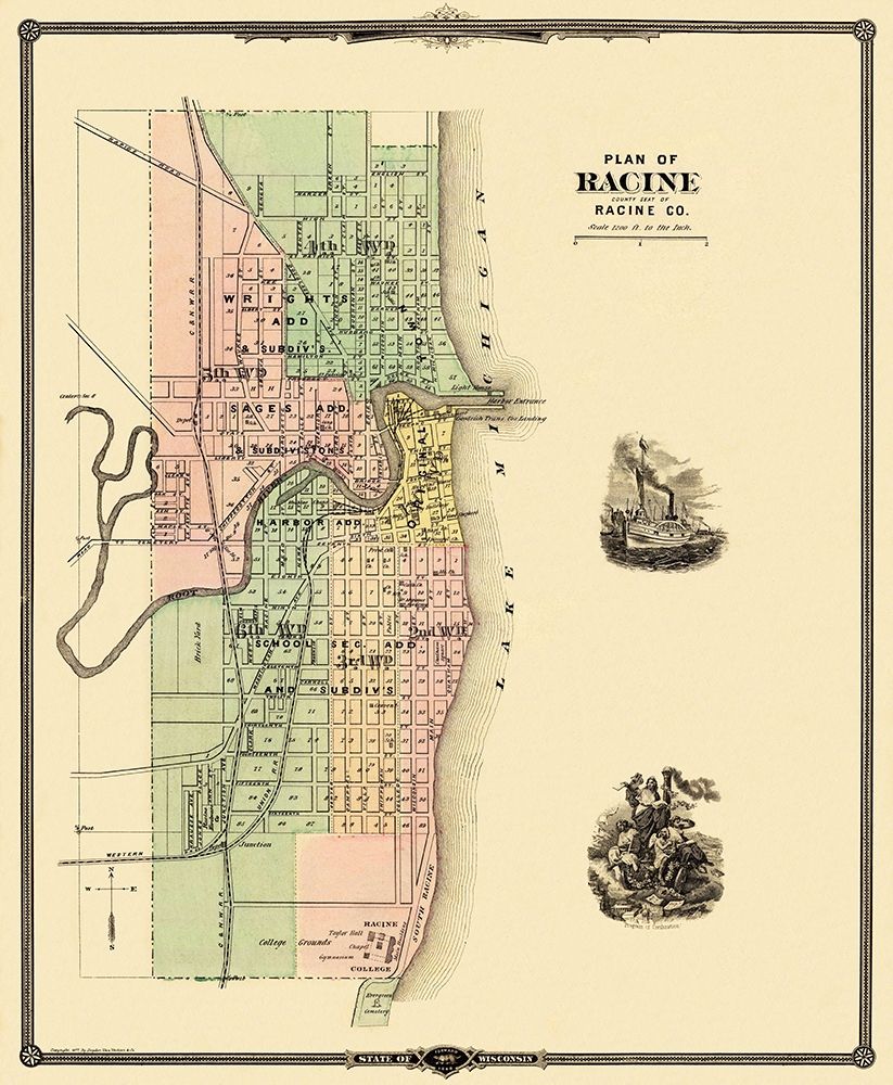 Racine Wisconsin - Snyder 1878