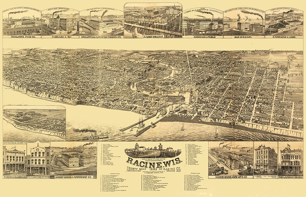 Racine Wisconsin - Stoner 1883