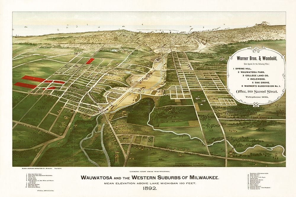 Wauwatosa Wisconsin - Marr 1892